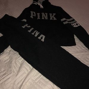 Victoria’s Secret speckled ( white & Black) outfit